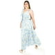 thumbnail image 2 of Maxi vestido floreado Roman Fashion /Tallas Extras, 4335 (Azul cielo) azul 42, 2 of 6