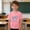 Pink, variant on Boys 100th Day of School Shirt, 100 Days Brighter Kids Graphic Tee, Soft Cotton Short Sleeve T-Shirt for Ages 3-10 Years, Pink,Size 7 T