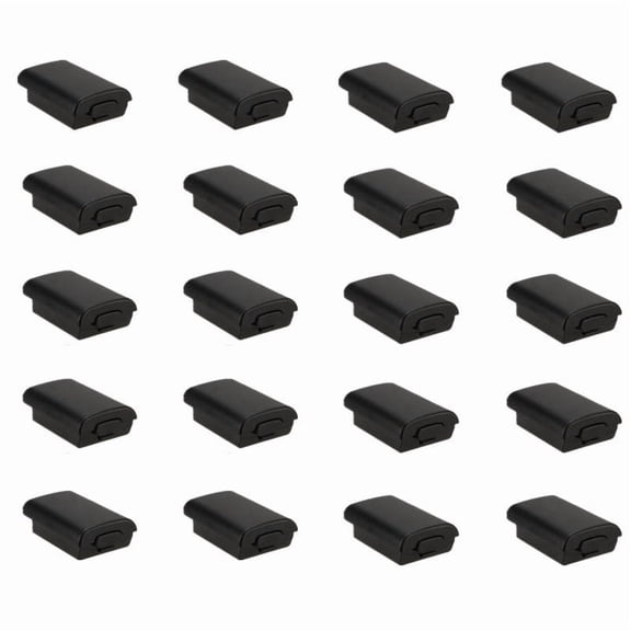 20x Battery Pack Cover Shell Case Kit for Wireless Controller Black New,20 x Battery shield cover case for Xbox 360 wireless controlleree,Black