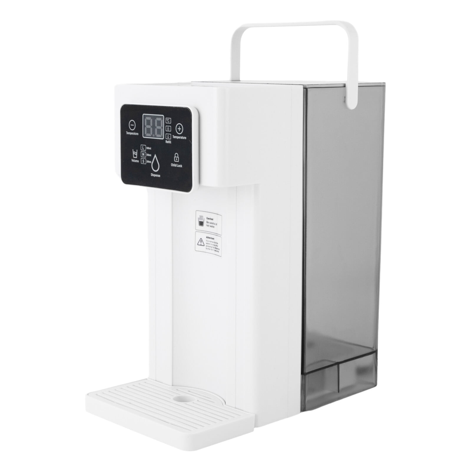 Instant Hot Water Dispenser, 1500W Fast Heating Countertop Water Boiler with 3L Removable Water Tank, Adjustable Temperature & Water Volume