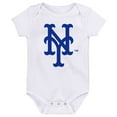 thumbnail image 4 of Newborn & Infant Orange/Royal/White New York Mets Minor League Player Three-Pack Bodysuit Set, 4 of 4