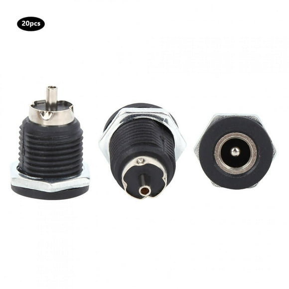 DC Power Plug Jack, Easy To Weld Plastic Panel Mount Socket, Electronic For Multiple Types Of Plugs