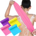 thumbnail image 1 of Tatuo 4 Piezas Toallita Coreana Exfoliante Paño Exfoliante Largo Coreano Exfoliante para Espalda para Cuerpo Hombres Mujeres Toalla de Baño Coreana Toallita Exfoliante Japonesa Removedor de Piel Muert, 1 of 5