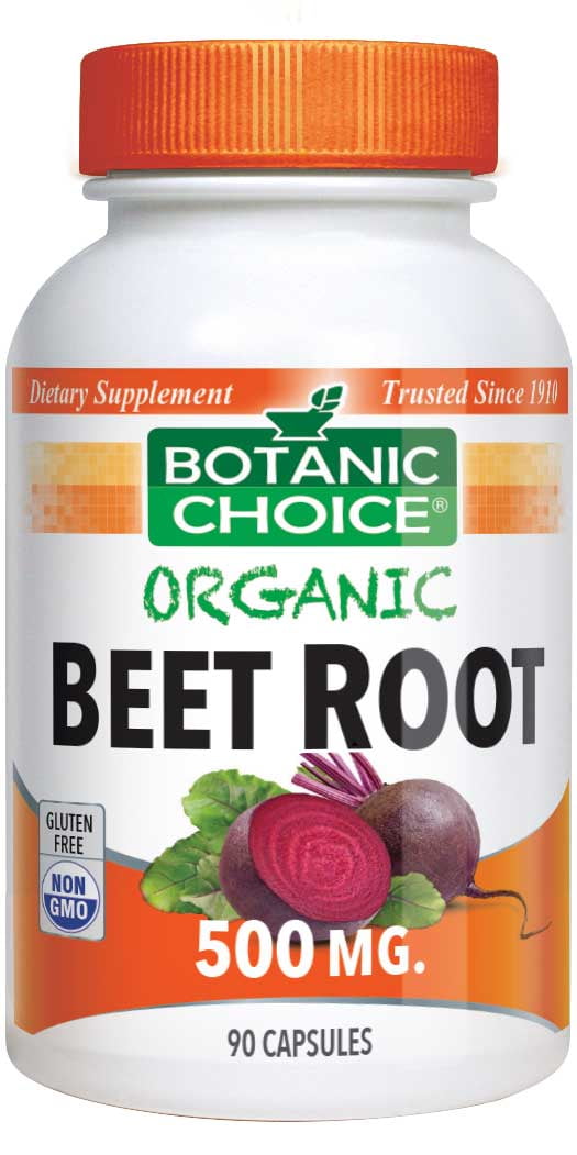 Botanic Choice Organic Beet Root 500 mg Liver Herbal Supplement, 90