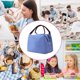 thumbnail image 5 of Bolsa de almuerzo con aislamiento reutilizable, caja de asas más fresca, preparación de comidas para hombres y mujeres, trabajo, picnic o viaje, 5 of 5