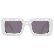 Off-White Atlantic Grey Rectangular Unisex Sunglasses OERI025 0107 52
