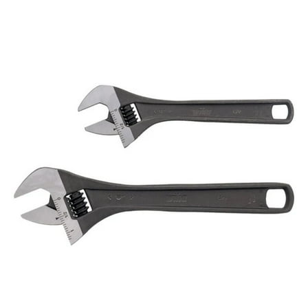 Wiha Adjustable Wrench Set, 2 Piece