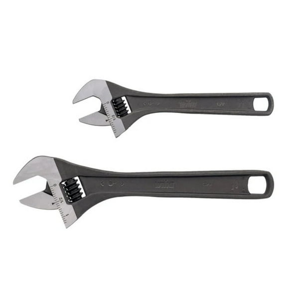 Wiha Adjustable Wrench Set, 2 Piece