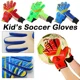 thumbnail image 2 of 1 par de guantes de portero de fútbol para niños, guantes antideslizantes con relieve grueso para fútbol, guantes de portero de fútbol para adolescentes y niños, 2 of 5