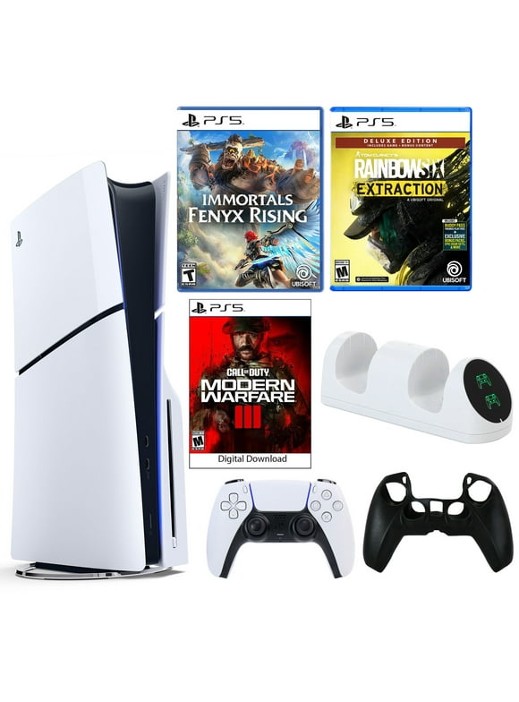 Sony PlayStation 5 Slim Call of Duty: Modern Warfare III Slim Console with 2 Games and Accessories