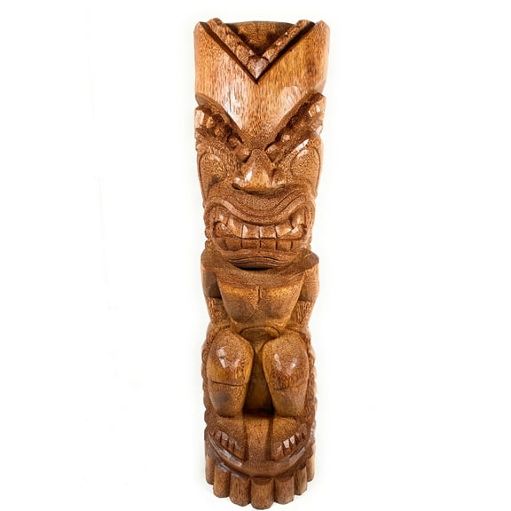 Kuka Ilimoku Outdoor Tiki Totem 40" Royal Palm - Natural Finish | #lbj3026100n3