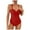 00 # Red, variant on REORIAFEE Womens One Piece Swimsuit Bathing Suit Bikini Swimwear Monokini Resort Wear Swimwear One Piece Bandage Swimsuit Black M