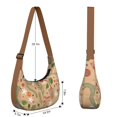 thumbnail image 4 of Mushroom Crescent Crossbody Bag for Casual Outing Enthusiasts Moon Shoulder Bag for Shopping Hiking Cycling Gym, 4 of 5