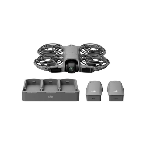 DJI Pack Neo 2 Vuela Más (solo dron), dron con cámara 4K, despegue y aterrizaje en la palma, control gestual, ActiveTrack, detección de obstáculos omnidireccional, dron para principiantes, 3 baterías