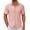 Pink, variant on COOFANDY Button Up Short Sleeve Shirts for Men Business Casual Dress Shirt Regular Fit