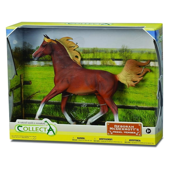 Modelo CollectA de caballo árabe alazán escala 1:12