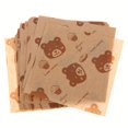 thumbnail image 1 of 100PC Sandwich Packaging Paper Food Grade Without BisphenolA Oil Resistant Paper Bread Sandwich Fries Oilpaper Baking Tools, 1 of 5