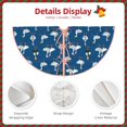 thumbnail image 3 of KLL Christmas Tree Skirt,Party Decorations Farmhouse for Christmas Decorations Holiday Party 48" -Cartoon Geese With Xmas, 3 of 6