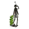 thumbnail image 3 of Three Star WineBodies Handy Man Metal Wine Bottle Holder, 3 of 3