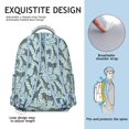 thumbnail image 5 of Giraffe Print Backpack for School & Work - Stylish Durable Bookbag with Laptop Sleeve, Spacious College Backpack, Water-Resistant Travel Bag, Fashionable Jungle Design, 5 of 6