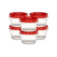 thumbnail image 1 of Recipientes desechables elegantes para almacenar alimentos, 480 ml, paquete de 10, 1 of 8