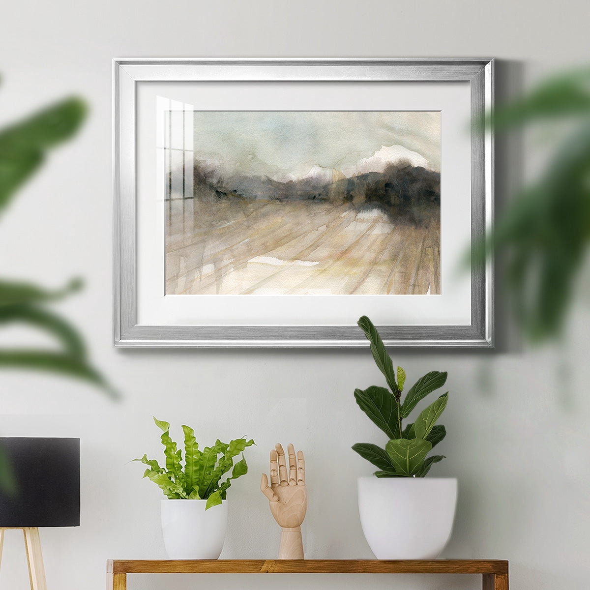 Abstract Field Premium Framed Print - Ready to Hang