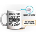 thumbnail image 5 of Farmer Mug White 11oz - Agriculture Is My Field - Farm Market Tractor Biodegradable Environmetal Friendly, 5 of 7