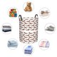 thumbnail image 4 of Fotbe Dachshund Dog Puppy Cesto de Ropa con Asas, Cesto Impermeable de Gran Capacidad, Bolsa de Lavado para Dormitorio, Cesto de Ropa con Ruedas y Asas-Medium, 4 of 6
