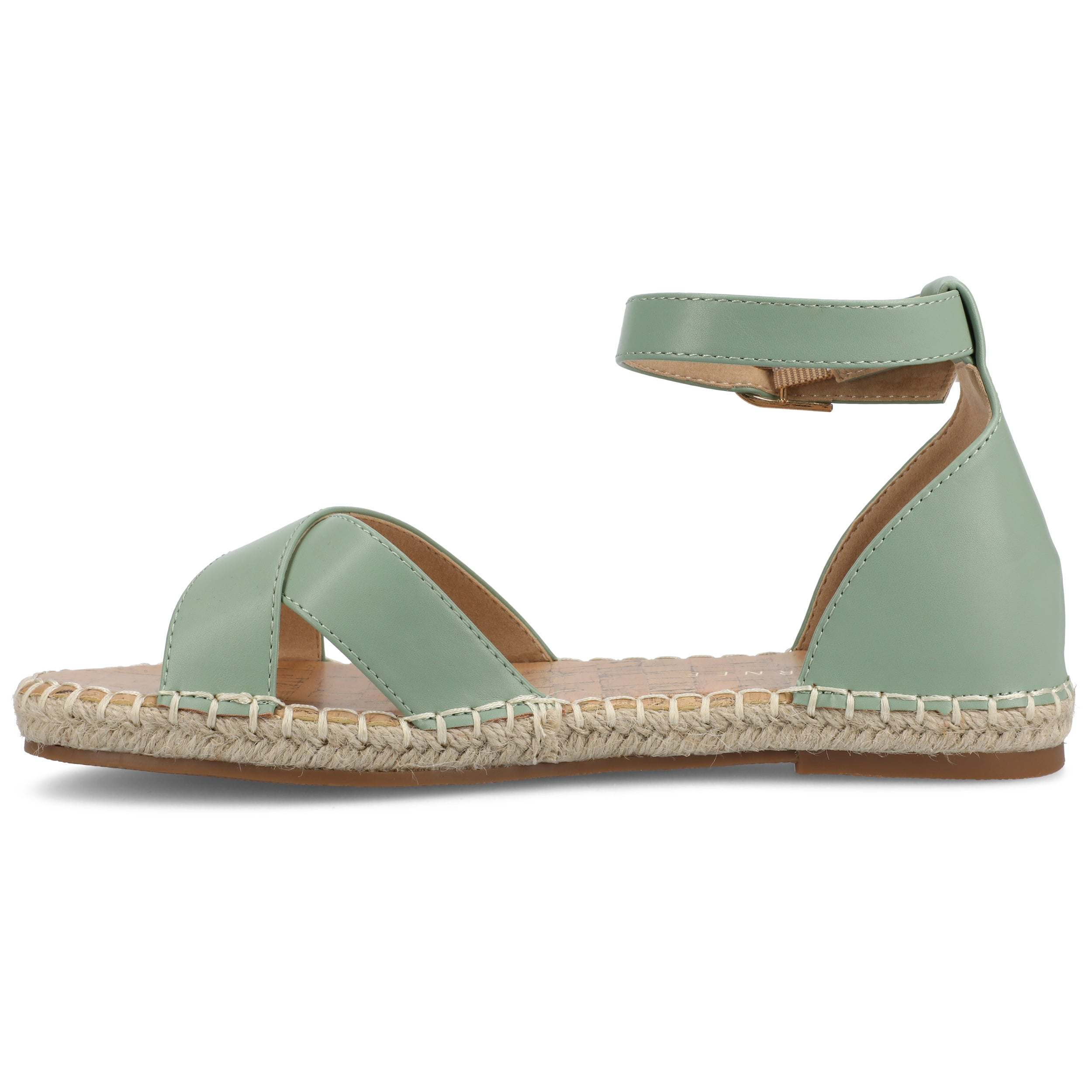 Journee Womens Lyddia Espadrille Flat Sandals, Widths Available