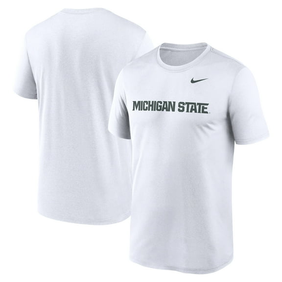 Men's Nike White Michigan State Spartans Primetime Legend Wordmark T-Shirt