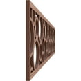 thumbnail image 3 of Ekena Millwork 46 5/8"W x 8"H x 3/8"T Hemingway Fretwork Moulding, Walnut, 3 of 13