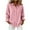 Pink, variant on XFLWAM Women's Striped Long Sleeve Button Down Shirts Casual Loose Oversized Boyfriend Collared Blouses