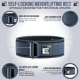 thumbnail image 3 of Element 26 Self-Locking Weight Lifting Belt - Premium Weightlifting Belt for Serious Functional Fitness & Olympic Lifting Athletes - Lifting Belt for Men and Women, 3 of 6