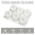 thumbnail image 6 of Silicone Chocolate Raspberry Mold, 24-Cavity Silicone Dessert Mold, Dessert Mold for Mousse, Ice Cream, Cake, Jelly & Baking, Non-Stick, BPA-Free, White, 6 of 9