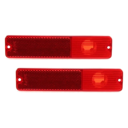 DAMAIJOY Set of 2 Side Markers Corner Lamp Parking Light Cornerlight for CJ5 68-83 for CJ6 68-71 75 for CJ7 76-86 for Grand Wagoneer 84-91 for Scrambler 81-85 for J10 84-88 for J20 84-88 Pair
