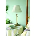thumbnail image 2 of House Of Troy CL250-AB Club Collection Portable Table Lamp with Adjustable Height, Antique Brass with Off White Soft Shade, 2 of 2