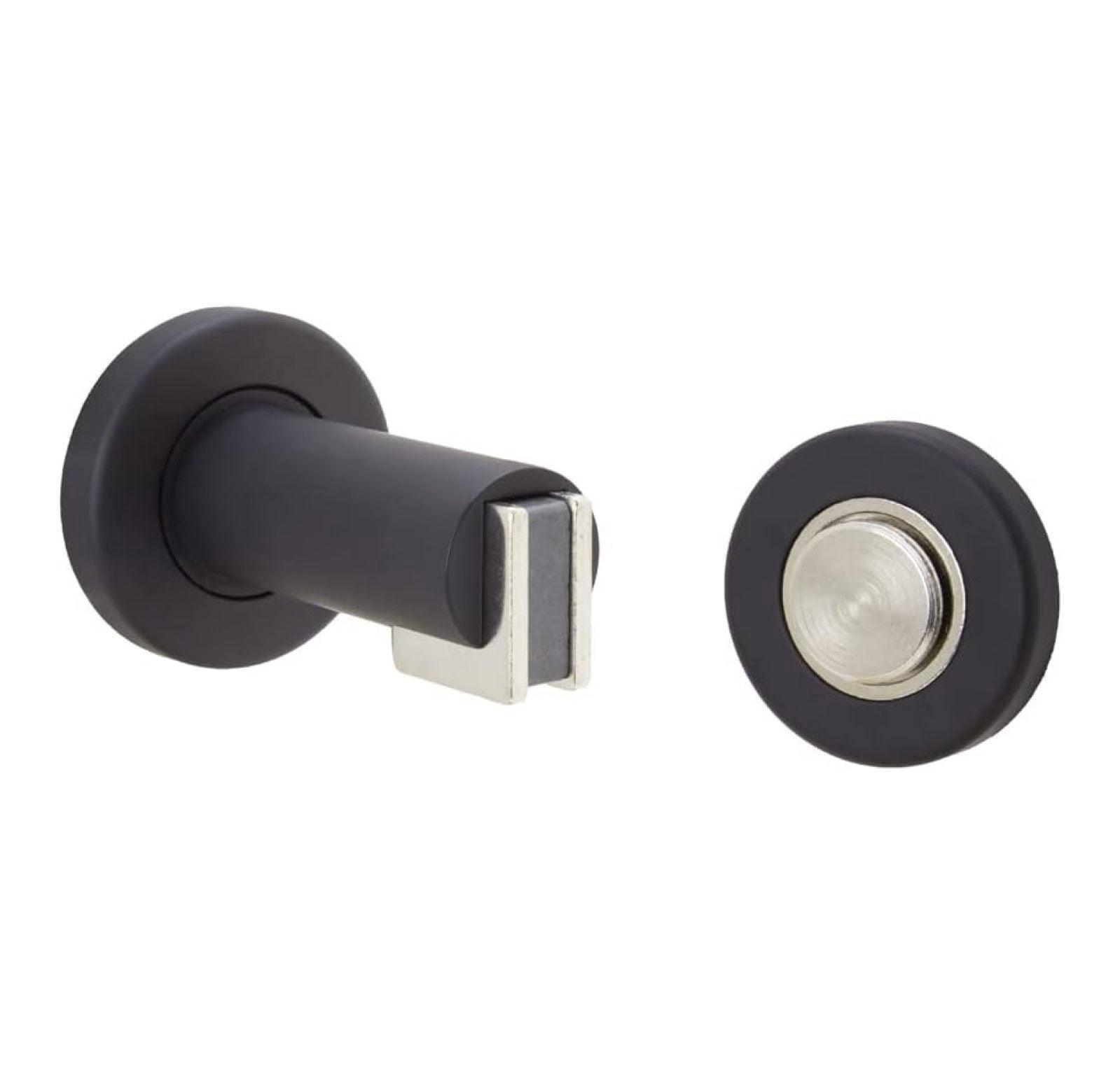 Door Stop Holder & Magnetic Catch - Oil Rubbed Bronze, Modern Design