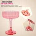 thumbnail image 5 of Champagne Tower - 7oz. Set of 20 Champagne Flutes Plastic - For Weddings & Parties - Plastic Coupe Glasses - Clear, 5 of 12