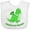 AA-White, variant on Inktastic Mommy's Lil' Dragon Boys or Girls Baby Bib