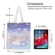 thumbnail image 5 of Sumikko Gurashi Bolso de tela con estampado de lienzo para mujer, bolsa de compras reutilizable y estética, con cremallera interior, regalo para mujer,38*45cm., 5 of 6