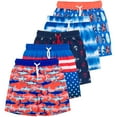 thumbnail image 2 of Dreamwave Infant Baby Boys 5 Pack Swim Trunks Bathing Suits Infant to Toddler, 2 of 2