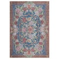 thumbnail image 6 of SAFAVIEH Berber Dusan Abstract Shag Area Rug, 7' x 7' Round, Blue Rust/Ivory, 6 of 7