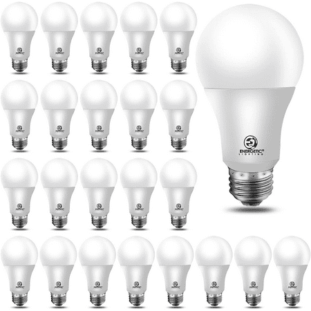 

Energetic LED Light Bulb 8.5W(60W EQ) A19 General Purpose E26 Non-Dimmable 5000K Daylight 24-Pack