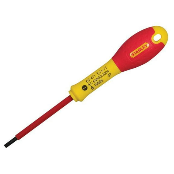 STANLEY - FatMax® VDE Insulated Screwdriver Parallel Tip 4.0 x 100mm