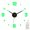 Luminous, variant on 3D DIY Luminous Acrylic Wall Clock Set Frameless Glow In Dark Silent Modern Large Decorative Mirror Sticker Kit Adjustable Size Battery Operated Living Room Home Office Decor