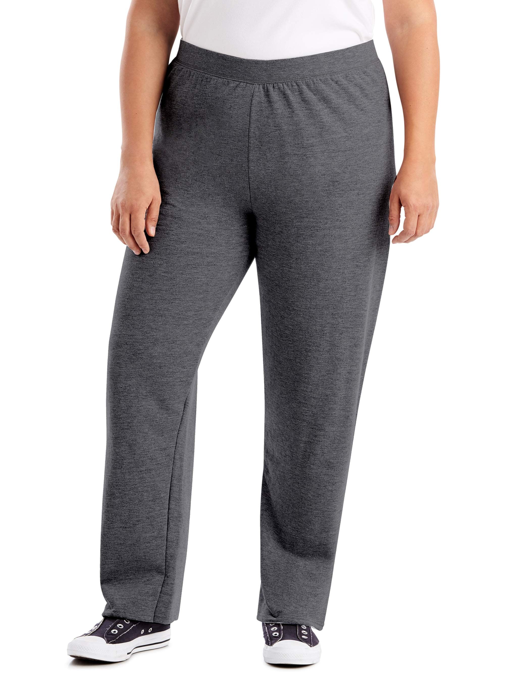 JMS by Hanes Women's Plus Size Fleece Sweatpants (Regular and Petite ...