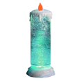thumbnail image 4 of Ounissouiy Velas sin llama, velas coloridas RGB, velas de mecha eléctrica, velas de cristal LED para decoración de escritorio de fiesta en casa Iluminación y accesorios Ounissouiy HA034430-00, 4 of 6