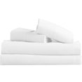 thumbnail image 2 of Woven Trends Hotel Luxury Bed Sheets Set - 1800 Series Supreme Collection, Extra Deep Pockets Full Sheets, Wrinkle Fade Stain Resistant, Softest Sheets (Full, White), 2 of 3