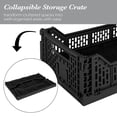 thumbnail image 5 of Simplify 15LT Plastic Collapsible Storage Crate Basket in Black, 5 of 7