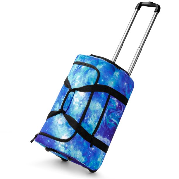 Bolsa de viaje con ruedas Choco Mocha Boys Galaxy Blue 56L